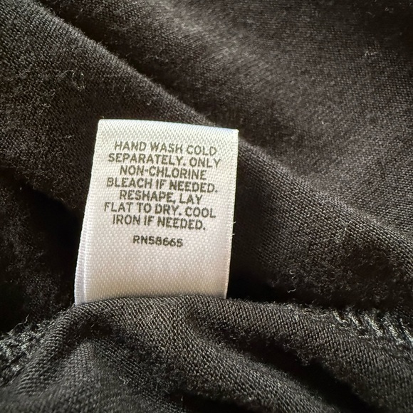 Sejour Never Worn Black Lace Trim Tank in Size 3X - Picture 6 of 6